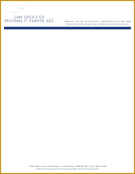 Blank Law Firm Letterhead Template Download 704544