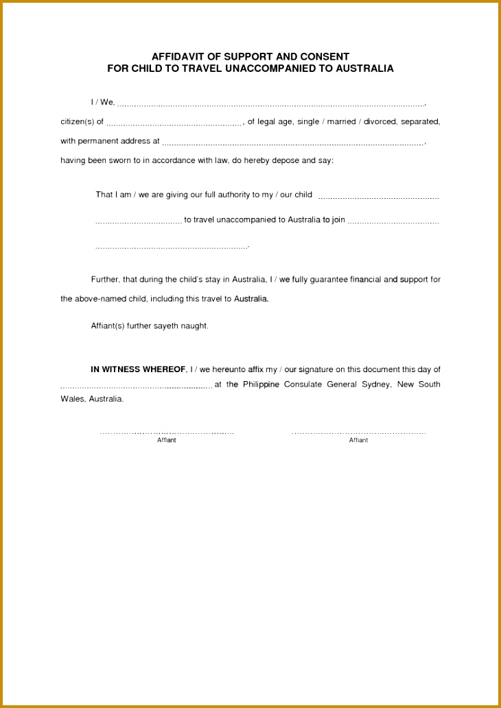 affidavit of support sample letter immigration affidavit of support sample letter for tourist visa 1033730