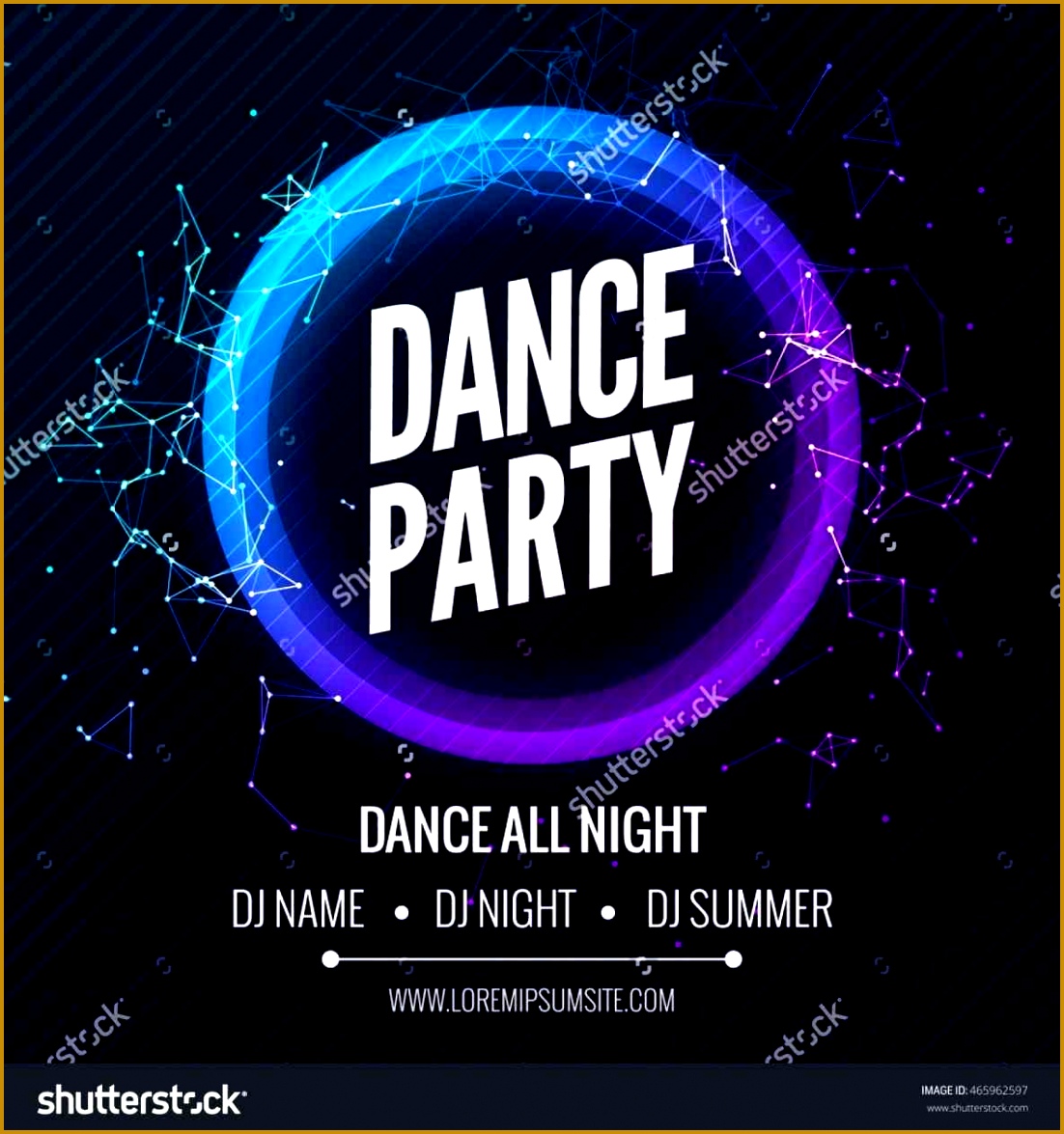 Dance Party Invitation Template 11021175