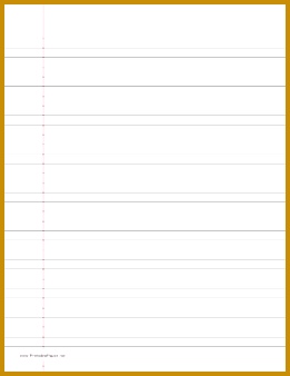 Printable Lined Paper college ruled on letter sized paper in portrait orientation 338261
