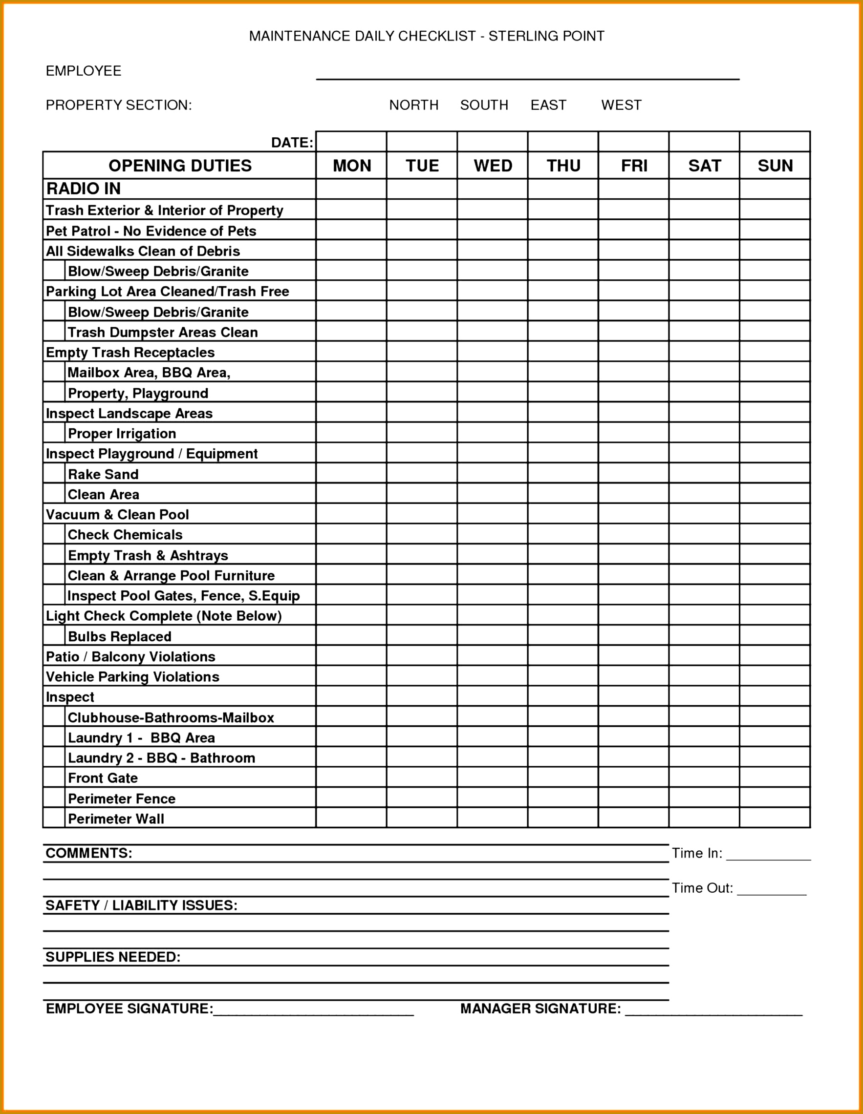 List Template Checklist Template Job Lpo Template Word Download Excel Checklist Template Printable Chore List Chart Anything And Daily Receipt Templates 22811766
