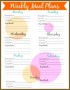 6 Lunch Menu Template Word