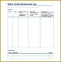 4 Meal Log Template