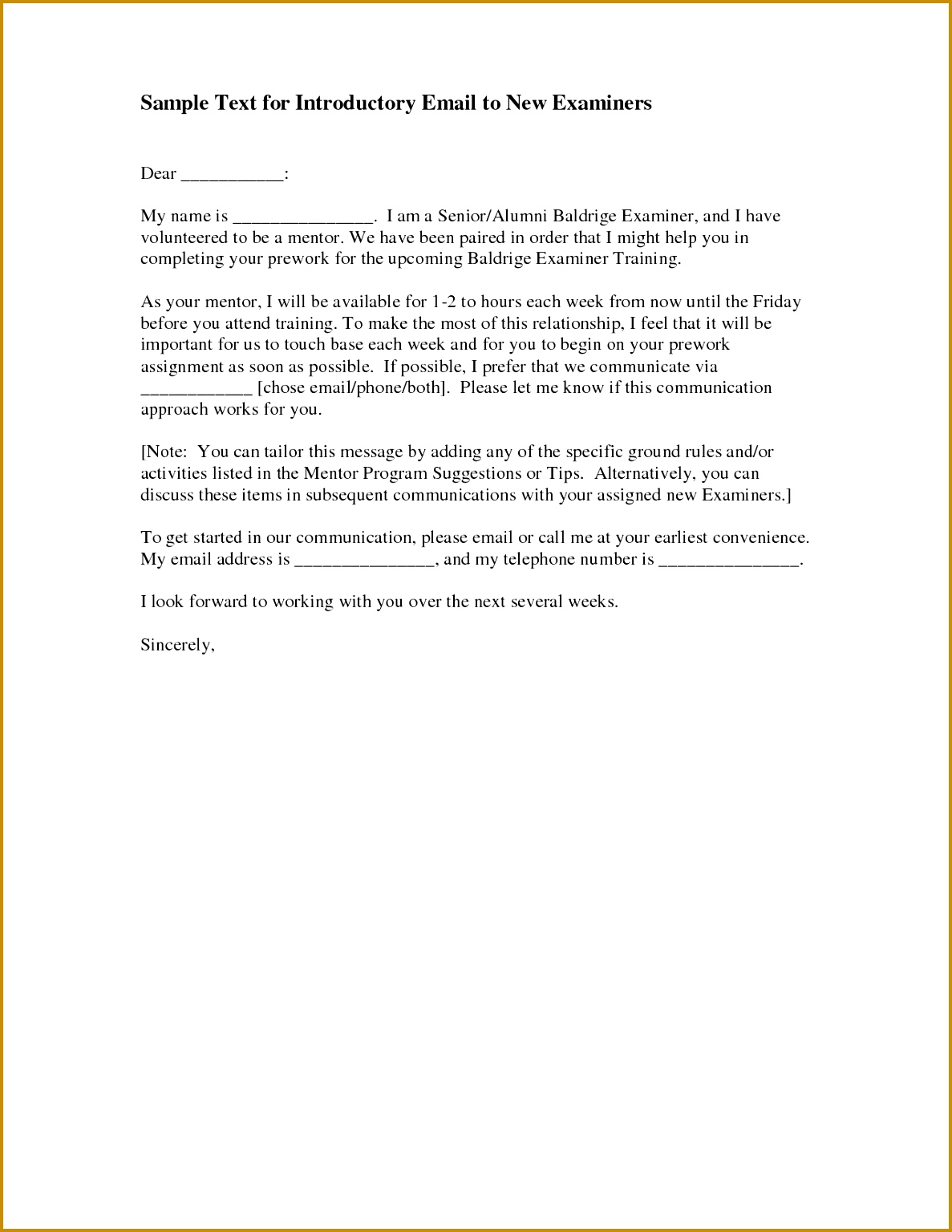 6 self introduction email sample memo formats 15361187