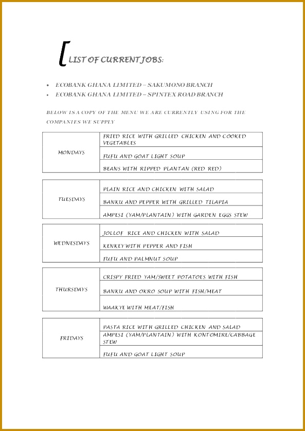 Asfam Catering Services Business Proposal 839593