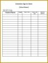 4 Microsoft Office Sign Up Sheet Template