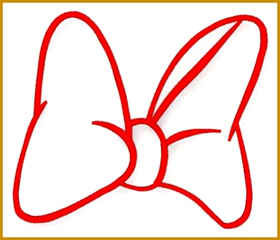 Minnie Mouse Bow Template Clipart library 409350
