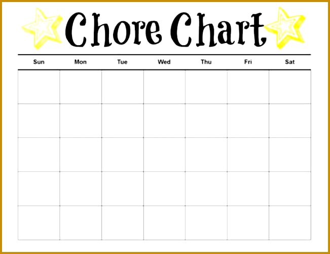 monthly chore calendar template age appropriate chores 183 the typical 501651