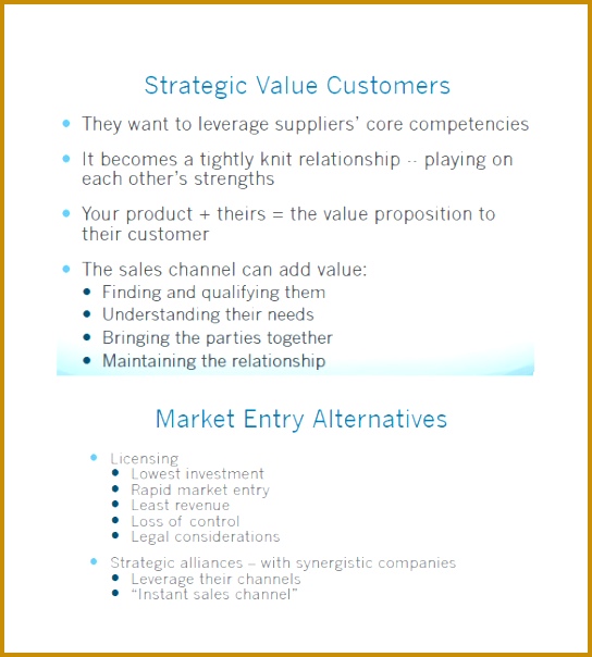 Sales and Marketing Plan Template Free Download 604544