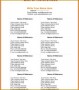 5 Name and Email List Template
