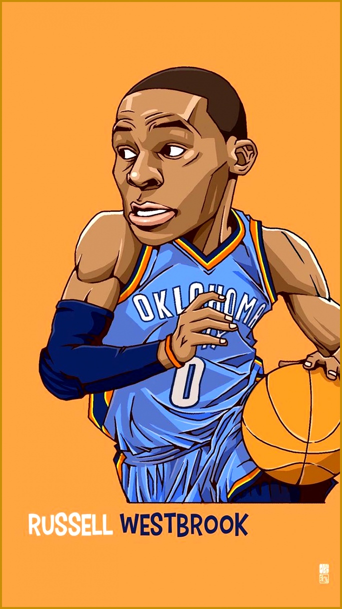 Tap to see Collection of Famous NBA Basketball Players Cute Cartoon Wallpapers for 6841216
