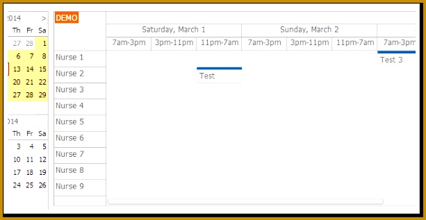 nurse shift schedule asp 317613