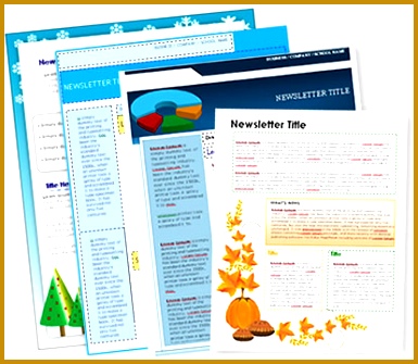 Free newsletter templates for your office organization or school 335385