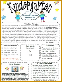 Such a cute weekly newsletter template Great color bination 218286
