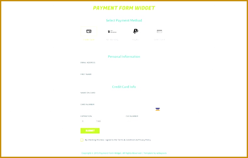 Payment Form Responsive Wid Template 790502