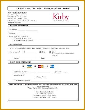 credit card payment authorization form 358277