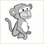 6 Outline Of A Monkey