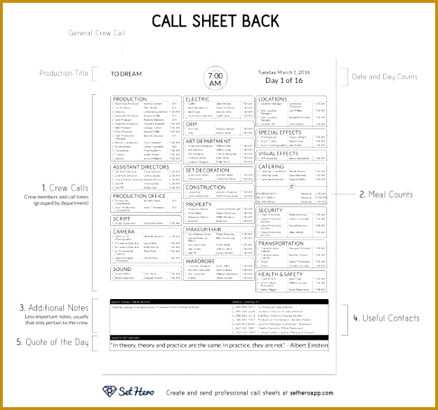 Creating Professional Call Sheets Free Excel Template Download Painting Estimate Sheet Back Breakdown And Tv 584624