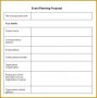 3 Party Proposal Template
