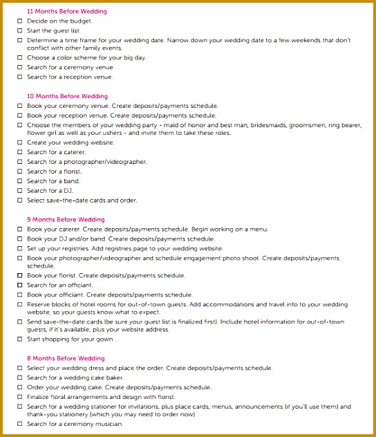 Party Planning Sample 8 Documents In PDF ultdy Sample Wedding Party Planning Template 632544
