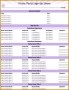 5 Party Schedule Sample