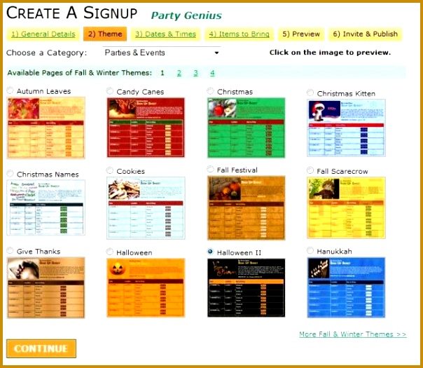 Sign Up Sheet Template Free 604525
