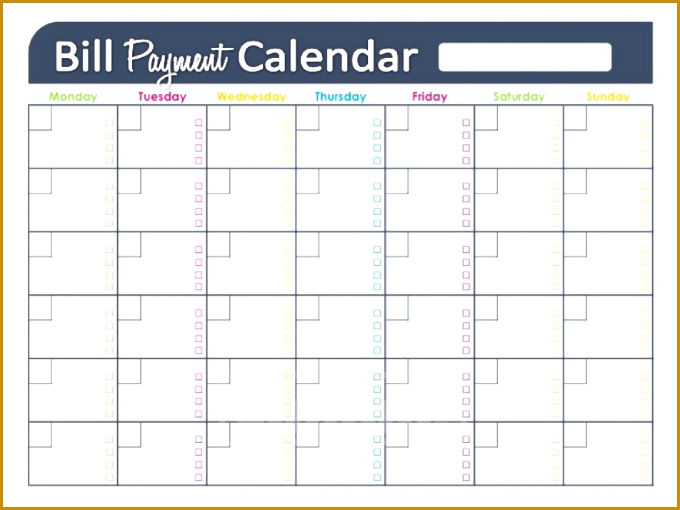 Bill Payment Schedule Excel Spreadsheet 952714
