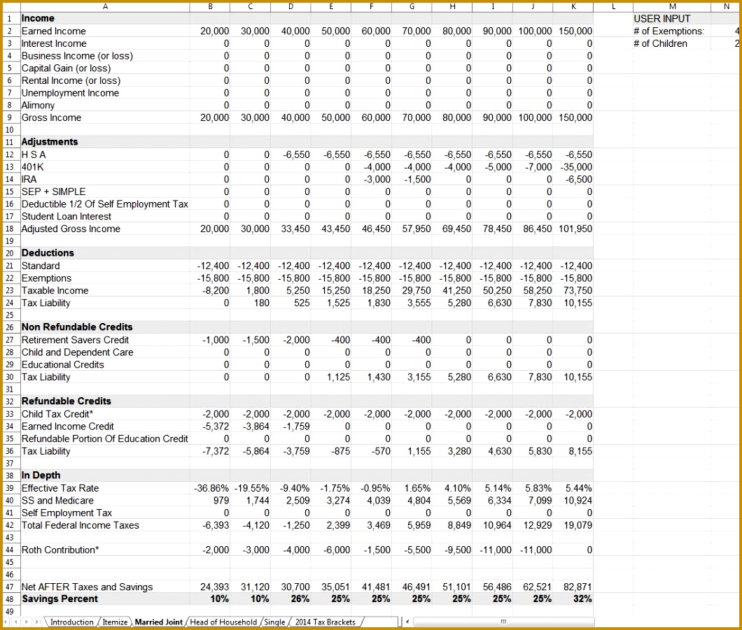 Tax Planning Spreadsheet Tax Planning Spreadsheet Financial Spreadsheet 9011060