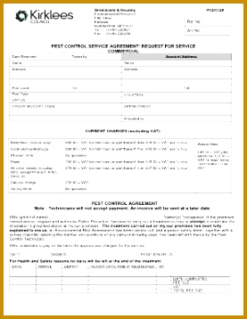 Sample Scope Work Forms and Templates Fillable & Printable atzgg quotation format for pest control services 358277
