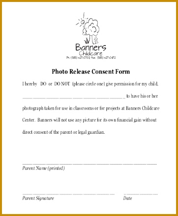 Consent Release Form 441362