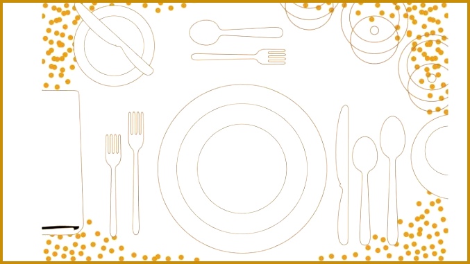 Template Template Place Setting Template Place Setting Template 381677