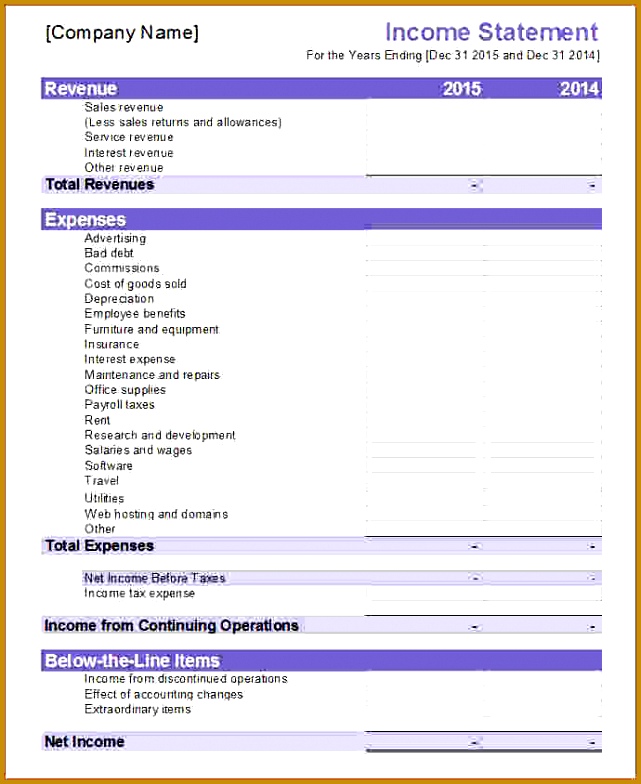 100 [ In e Statement Template ] 784641