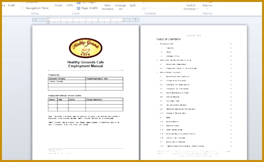 Reference Manual Template Procedure Manual Template Position 539330