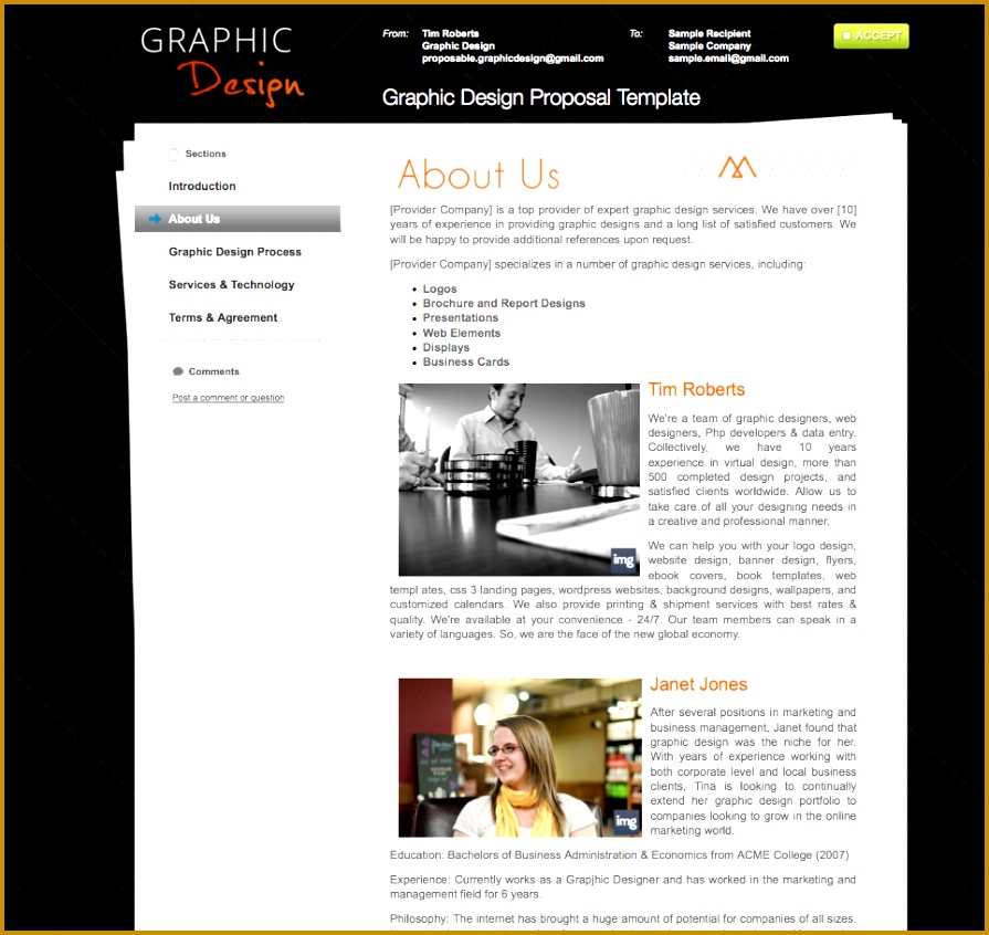 Business Proposal Templates 846895