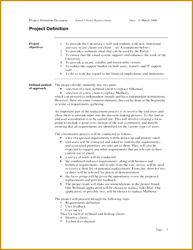 Project initiation document example pdf 677876