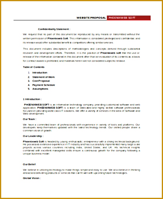 Website Proposal 558678