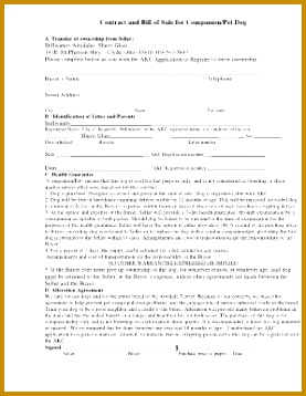 puppy contract sample pug 358277
