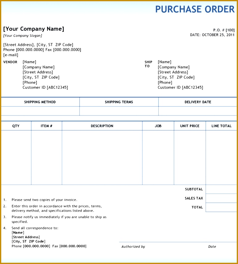 6 Purchase Order Sample Bookletemplate Org Form Template Uk Ex Purchase Order Forms Templates Template 855771