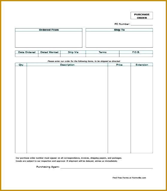 Download Purchase Order Template 637558