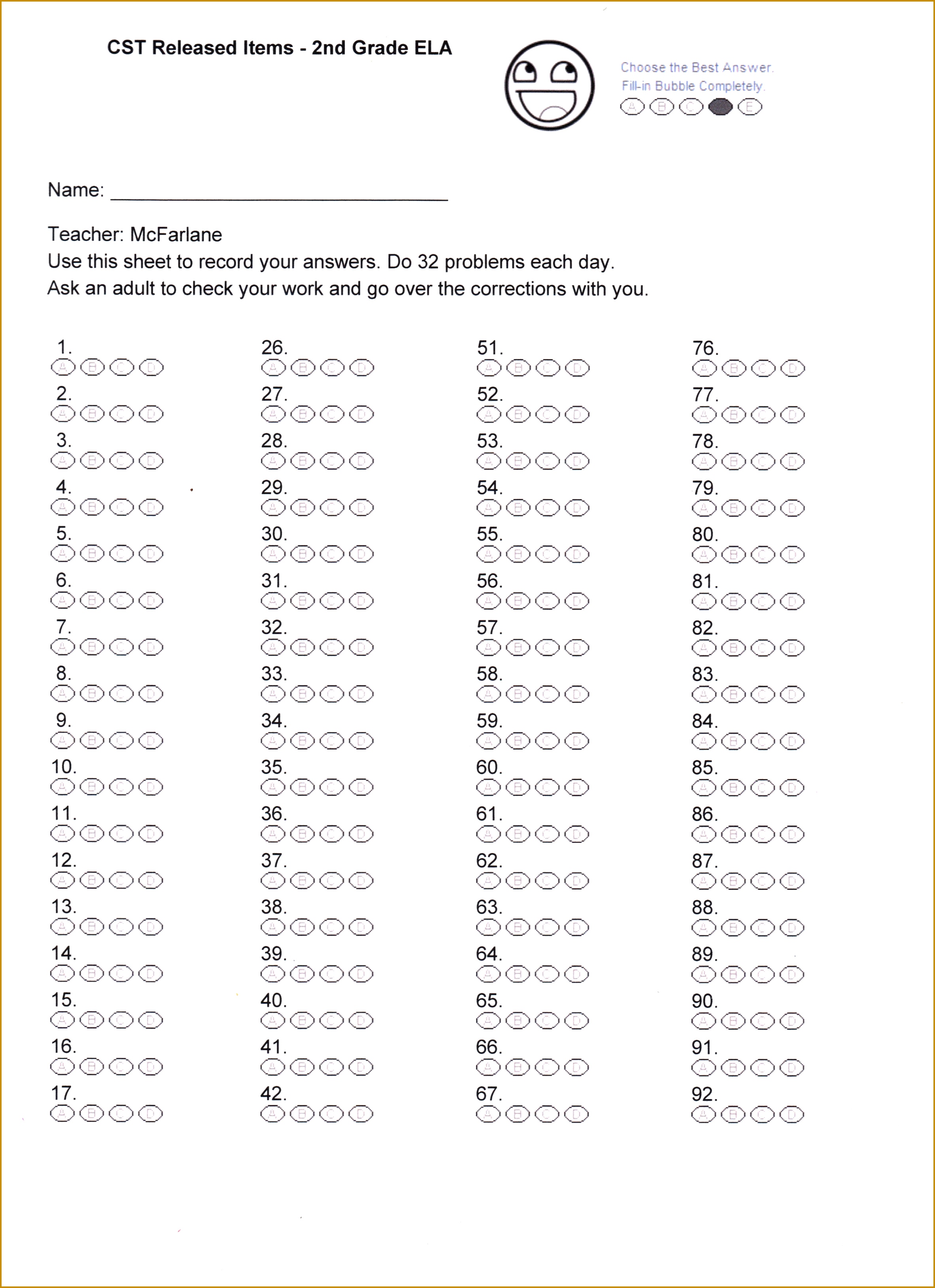 Bubble Sheet Template Eliolera 32582365