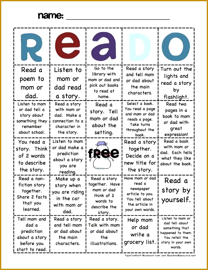 reading log cute idea have students do twice a year once a semester 684885