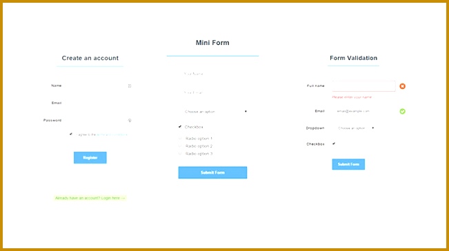 Responsive signup Forms 364651