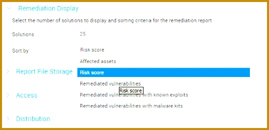 Remediation display settings 260536