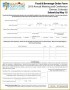 4 Restaurant Food order form Template