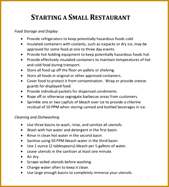 Guide for Starting a Restaurant Business 598539