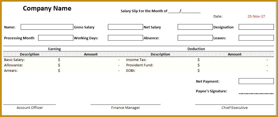 Employee Salary Slip Format Excel Free Download 5Yvpa Benefits of using Employee Salary Slip Template 401948