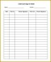 7 Salon Sign In Sheet