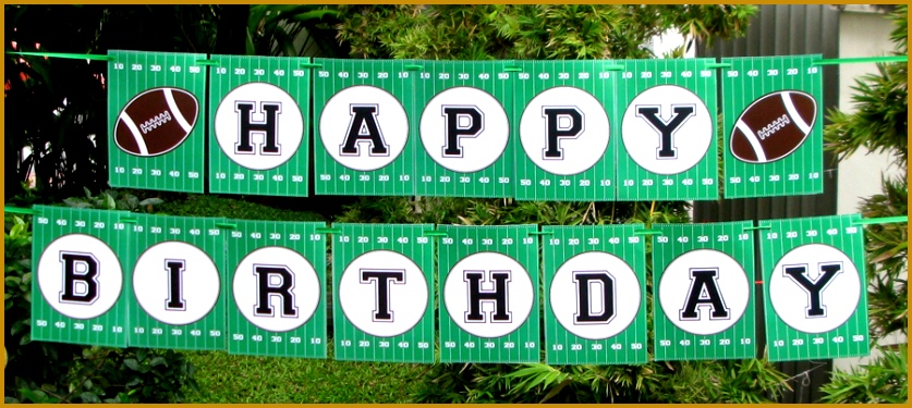 printable football party banner 375837