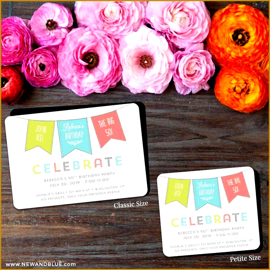 Birthday Banner 2 Save The Date Magnet Classic And Petite Size 930930