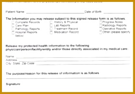 medical record release form template medical records release form 7 free pdf documents templates 195279